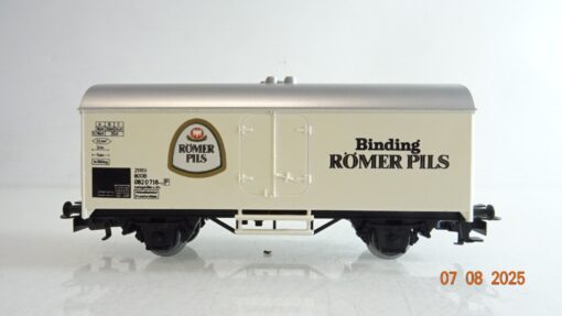 Märklin H0 Bierwagen Binding Römer Pils der DB PR9483 o.