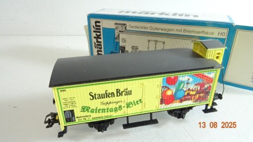 Märklin H0 Bierwagen Staufen Bräu Göppingen in OVP RR2845 – Bild 3