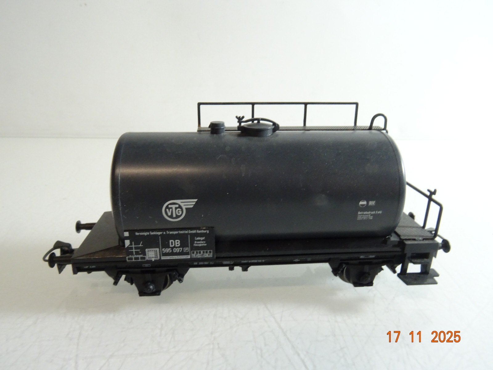 Märklin H0 Kesselwagen 595 097 VTG der DB RR4628 o. – Bild 3