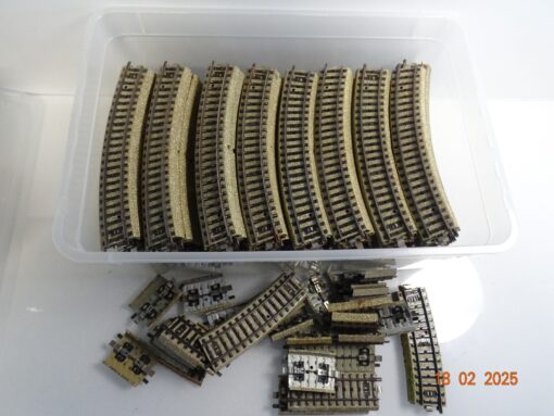 Märklin H0 Konvolut M-Gleis gebogen ca. 150tlg. siehe Foto CK6084 o. – Bild 3