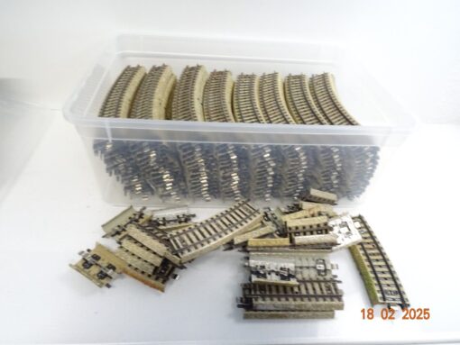 Märklin H0 Konvolut M-Gleis gebogen ca. 150tlg. siehe Foto CK6084 o.