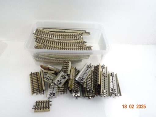 Märklin H0 Konvolut M-Gleis gebogen ca. 80tlg. siehe Foto CK6082 o. – Bild 3