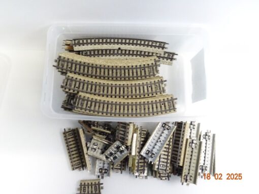 Märklin H0 Konvolut M-Gleis gebogen ca. 80tlg. siehe Foto CK6082 o. – Bild 4