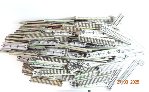 Märklin H0 Konvolut M-Gleise ca. 130tlg. siehe Foto CK7064 o. – Bild 3
