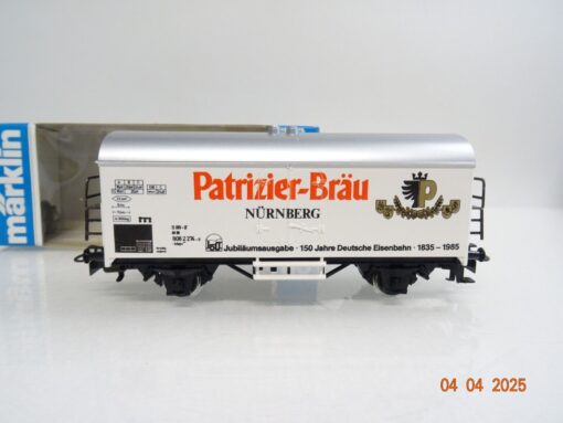 Märklin H0 Kühlwagen Patrizier-Bräu der DB  in OVP PR6920 – Bild 3