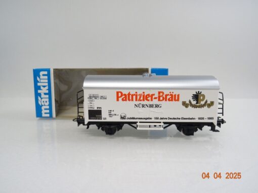 Märklin H0 Kühlwagen Patrizier-Bräu der DB  in OVP PR6920