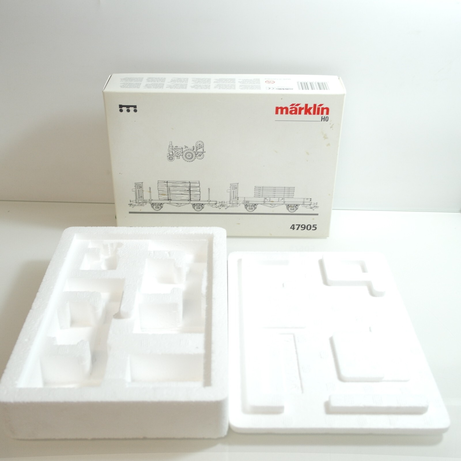 Märklin H0 Leerkarton für 47905 Wagenset Mobiles Sägewerk RG711