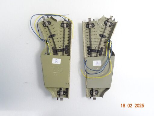 Märklin H0 M-Gleise 5118 5119 Elektro. Weichenpaar siehe Foto CK6103 o. – Bild 3
