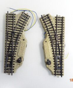 Märklin H0 M-Gleise 5118 5119 Elektro. Weichenpaar siehe Foto CK6103 o.
