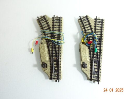 Märklin H0 M-Gleise 5118 Elektro. Weiche 2x siehe Foto CK5550 o.