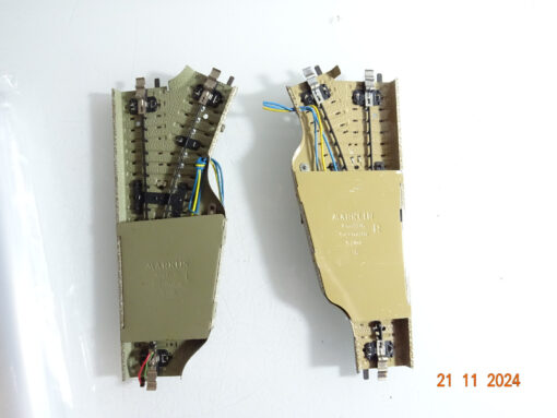 Märklin H0 M-Gleise 5203 5204 Elektro. Weichenpaar siehe Foto CK4259 o. – Bild 3