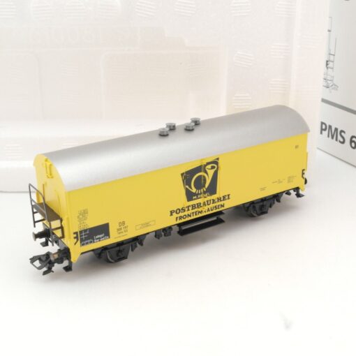 Märklin H0 PMS 62-17 gedeckter Güterwagen ohne LKW, siehe Bilder in OVP QR1532