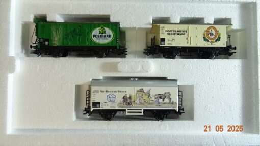 Märklin H0 PMS 62-23 Wagenset Dtsch Postbrauerei/Epo II-IV der DB in OVP PR7897 – Bild 3