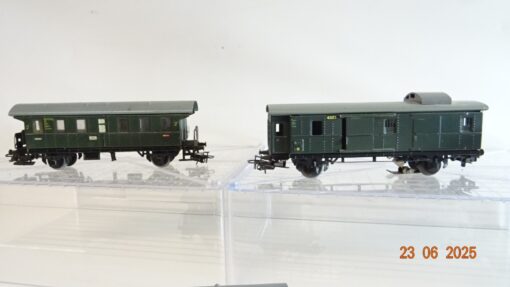 Märklin H0 Personenwagen mit Gepäckwagen Set 5 tlg. der DB siehe Foto PR8658 o. – Bild 3