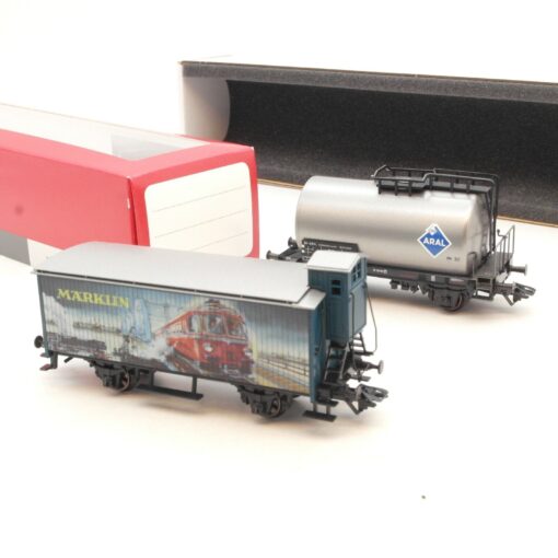 Märklin H0 Set Güterwagen 2-er in Au Box RF9400 – Bild 3