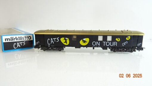 Märklin H0 Werbewagen CATS ON TOUR  der DB in OVP PR8169