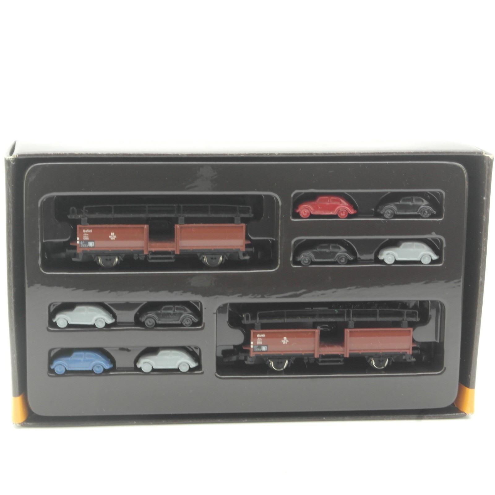 Märklin Mini-Club Z 86221 Set Autotransportwagen mit VW Käfer in OVP RR5230 – Bild 3