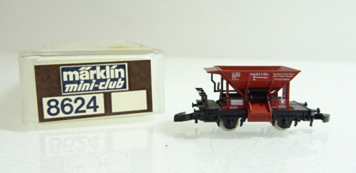 Märklin Mini-Club Z 8624 Schotterwagen der DB in OVP PR592