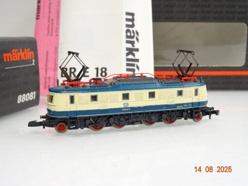 Märklin Mini-Club Z 88081 E-Lok BR 118 013-2 der DB neuwertig in OVP JL2325
