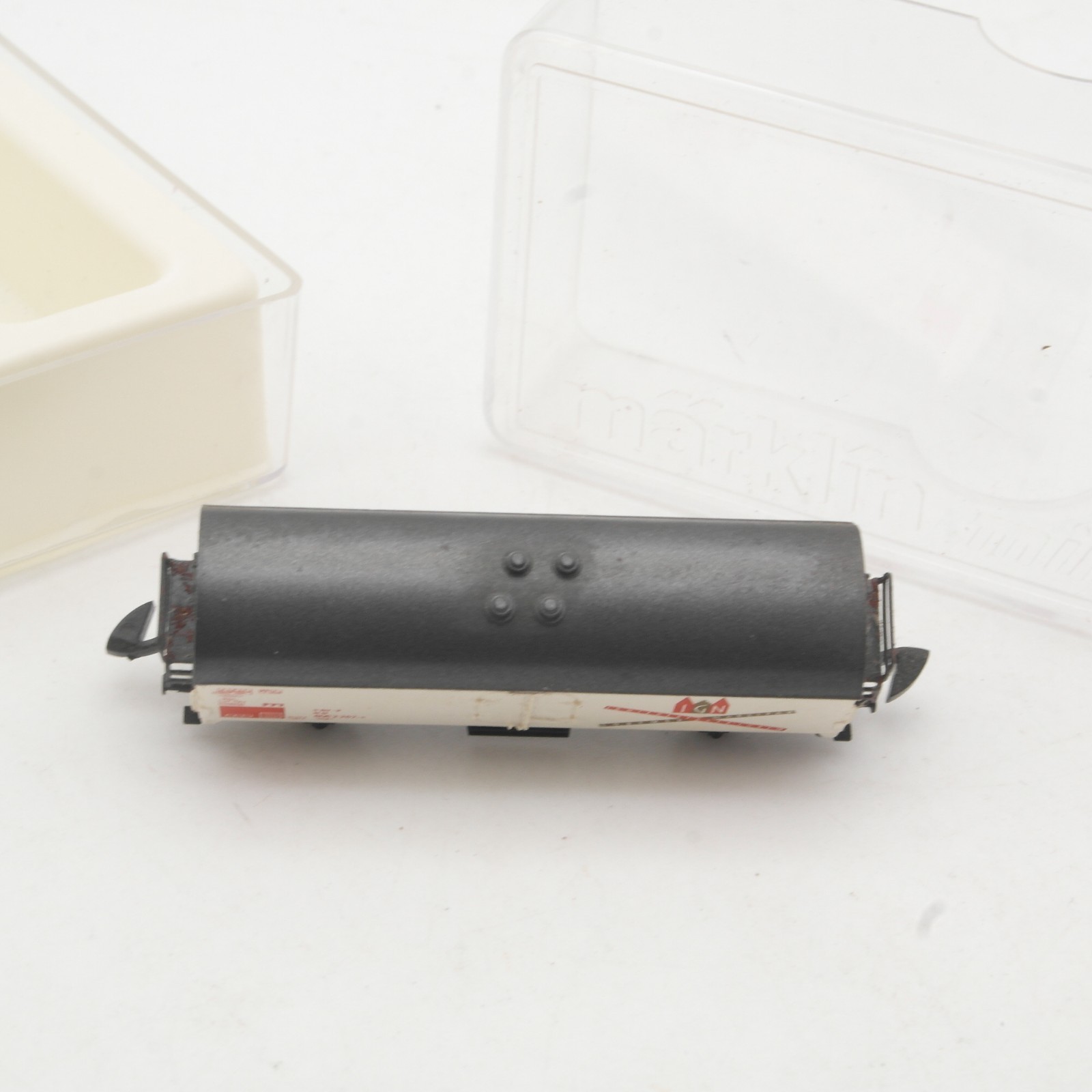 Märklin Mini-Club Z gedeckter Güterwagen IGN Marzipan in OVP RR5301 – Bild 4