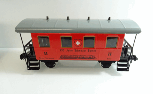 Märklin Spur 1 54705 Personenwagen 10 Jahre Schweizer Bahnen Maxi in OVP AR6312 – Bild 3