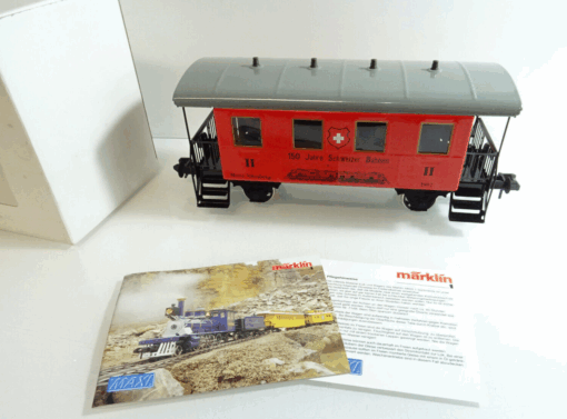Märklin Spur 1 54705 Personenwagen 10 Jahre Schweizer Bahnen Maxi in OVP AR6312