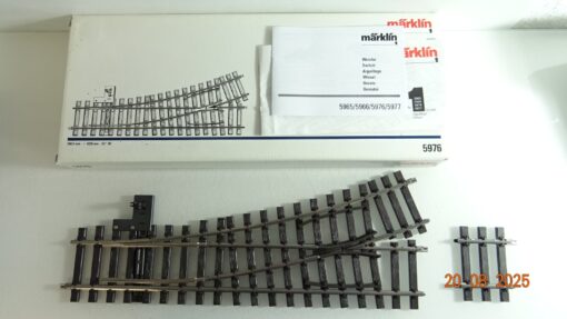 Märklin Spur 1 5976 Handweiche links siehe Foto in OVP PK700