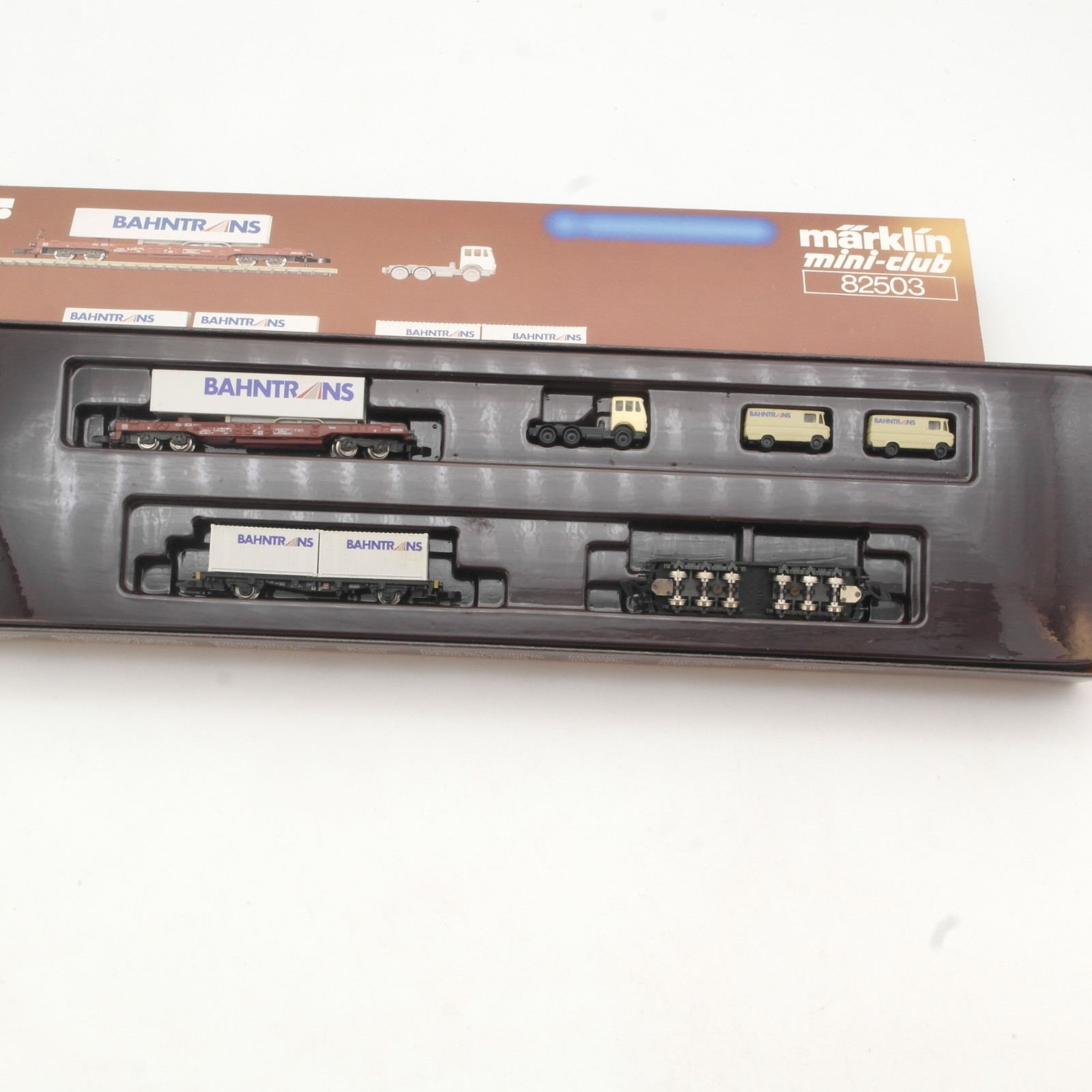 Märklin Z 82503 Set Taschenwagen Bahntrans der DB, siehe Foto in OVP RR5432