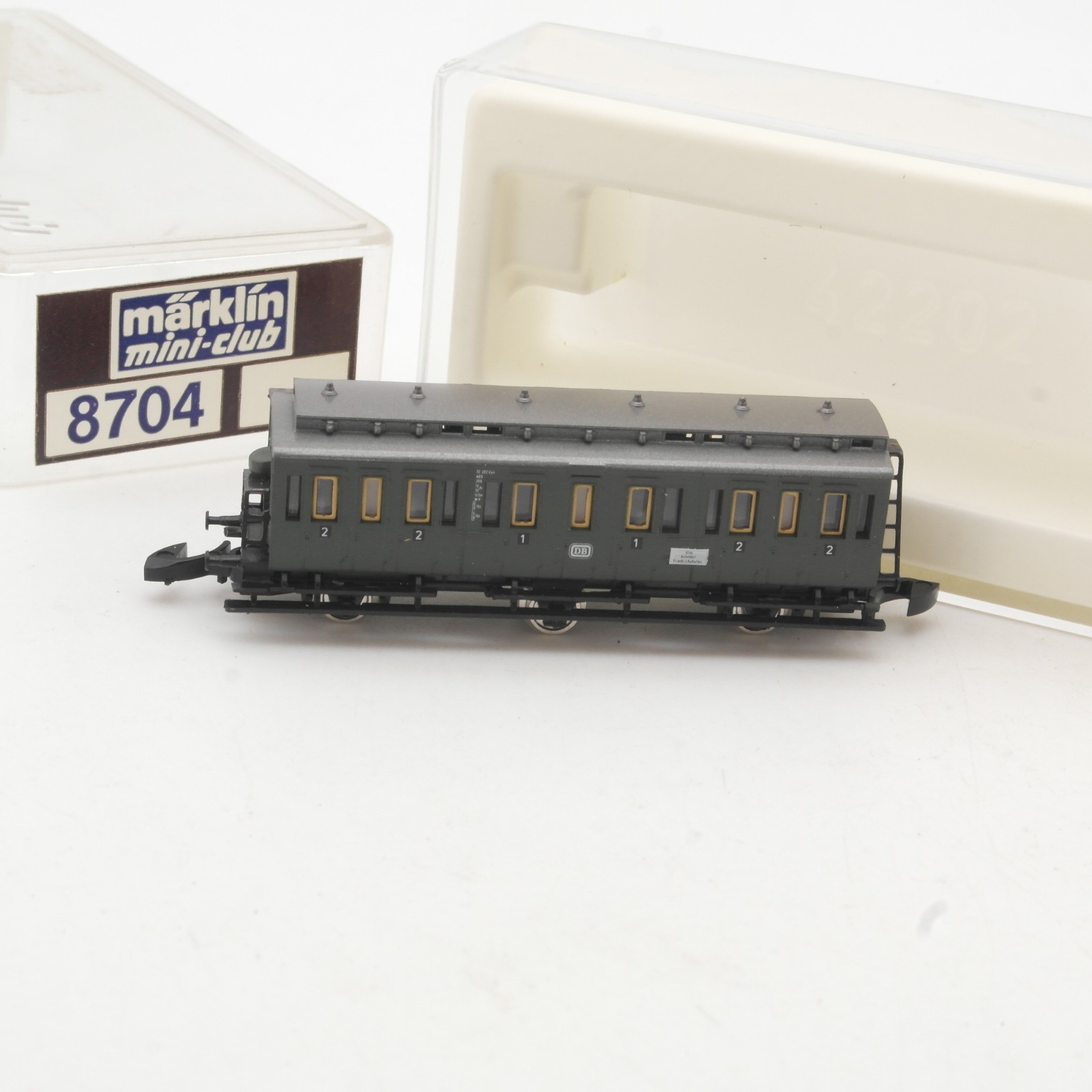Märklin mini-club Z 8704 Abteilwagen 1./2. Klasse der DB in OVP RR5486