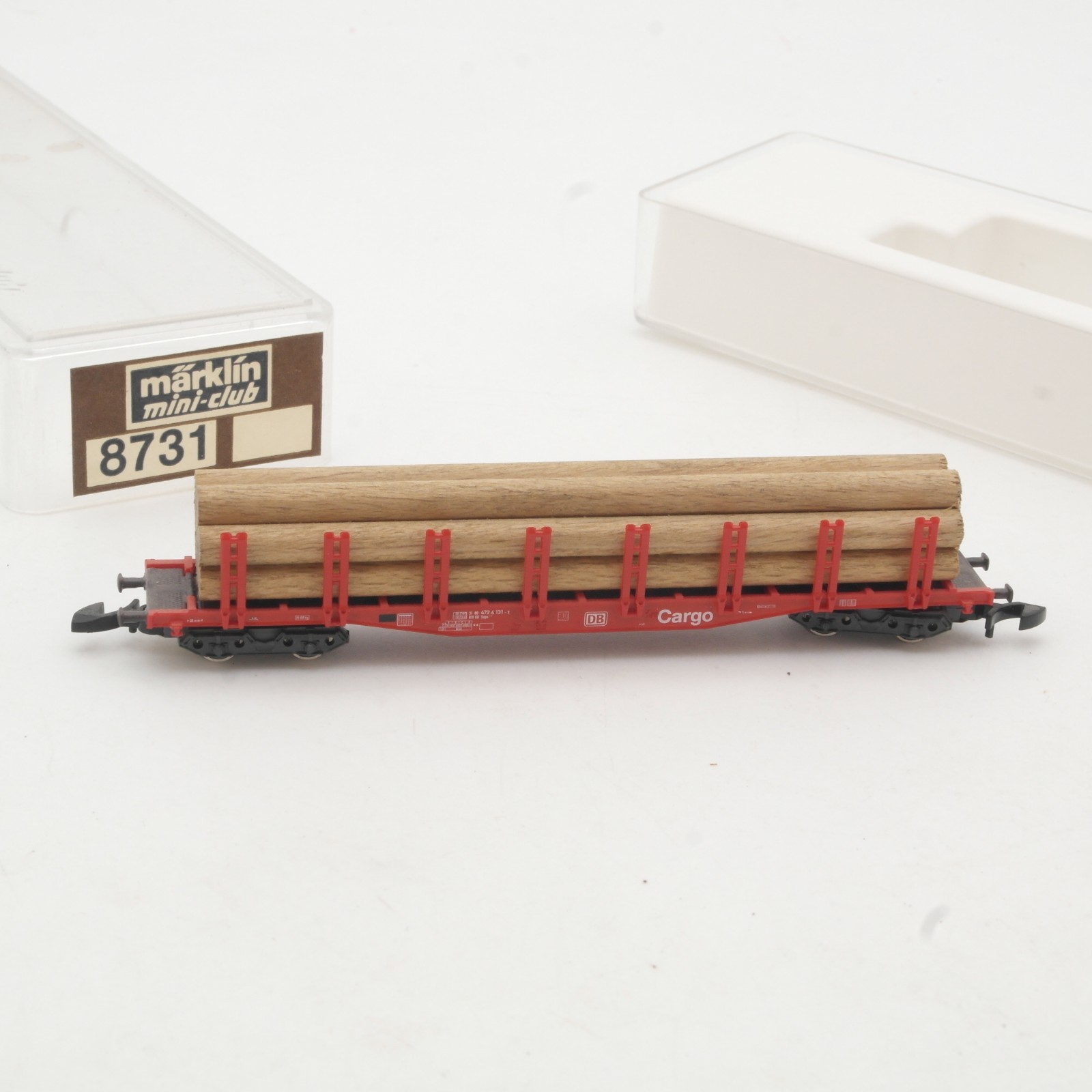 Märklin mini-club Z Doppelrungenwagen mit Ladung der DB Cargo in EVP RR5450 – Bild 3