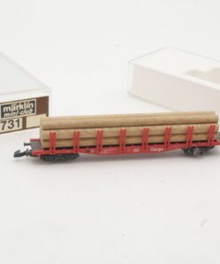 Märklin mini-club Z Doppelrungenwagen mit Ladung der DB Cargo in EVP RR5450