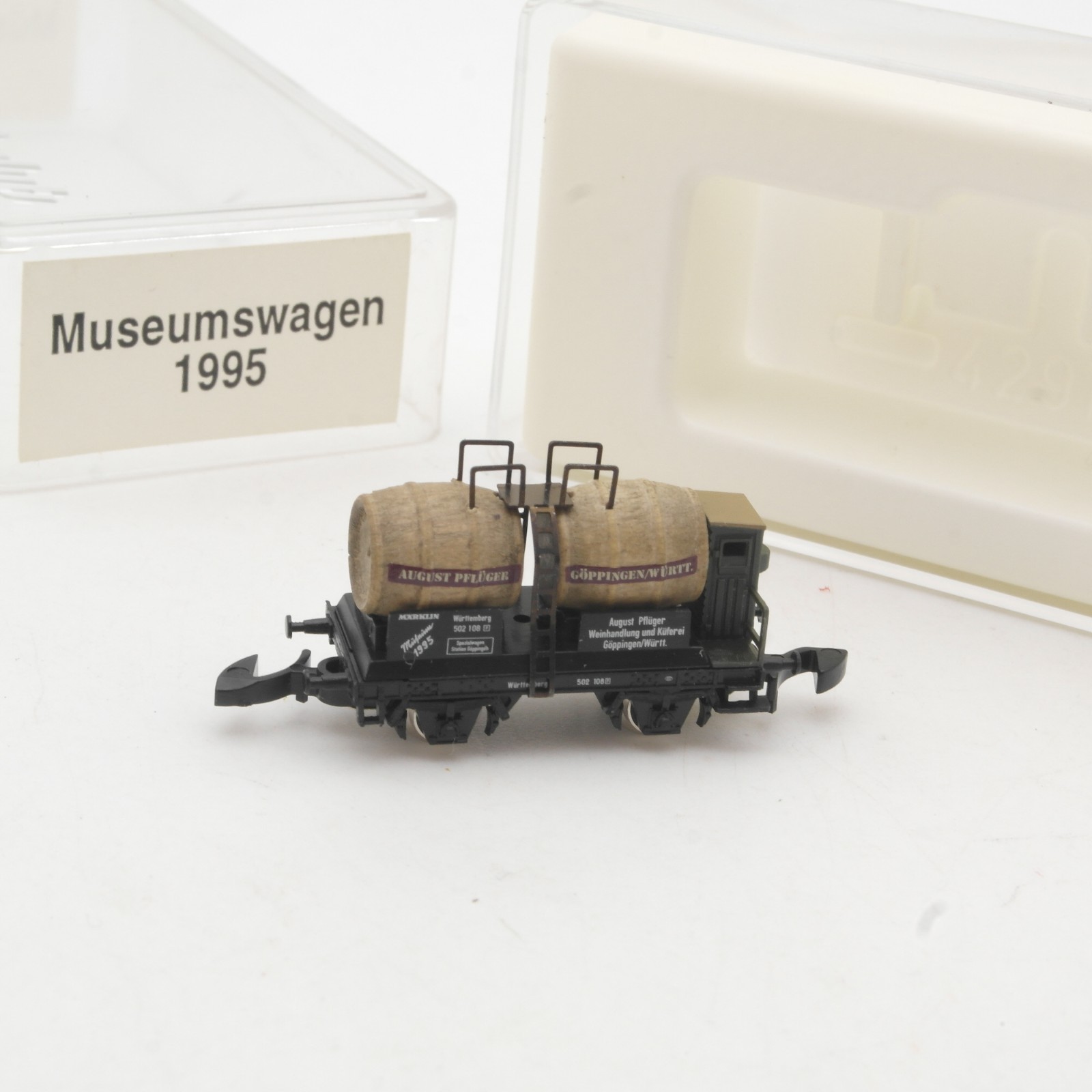 Märklin mini-club Z Museumswagen 1995 Weinfasswagen in OVP RR5461 – Bild 3