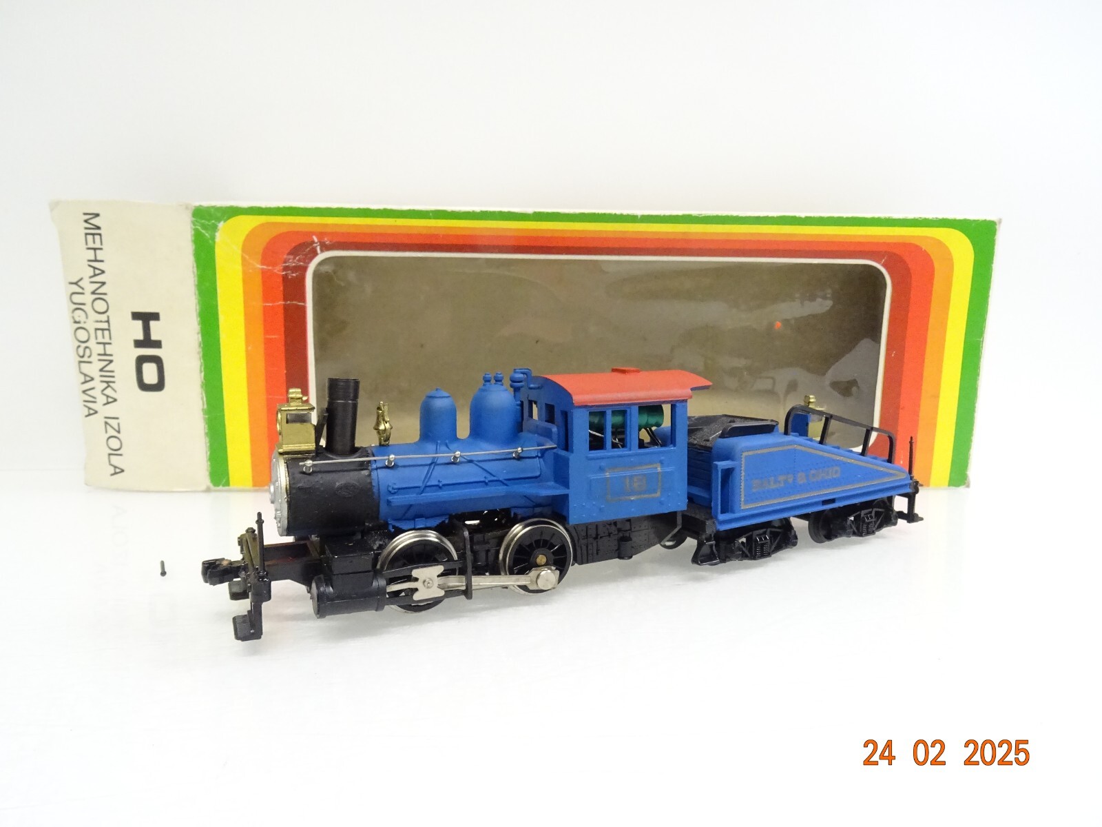 Mehano H0 US Dampflok 0-4-0 Balt & Ohio in OVP LE8893