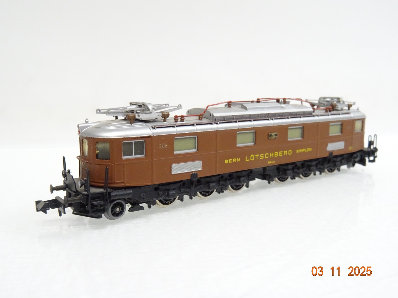 Metropoli N 3000 Schweiz E-Lok Be 6/8 der BLS Top in OVP JL4024 – Bild 3