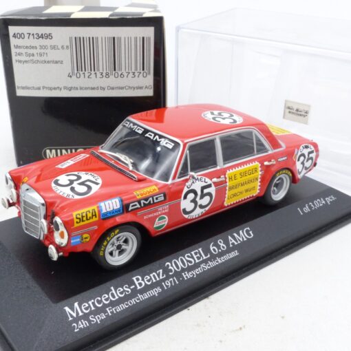 Minichamps 1:43 400713495 Mercedes-Benz 300SEL 6.8 AMG #35 in OVP EX7843