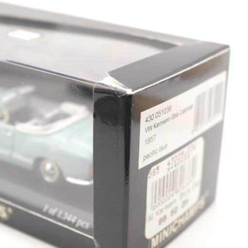 Minichamps 1:43 430 051036 VW Karmann Ghia Cabriolet 1957 in OVP RR1582 – Bild 6