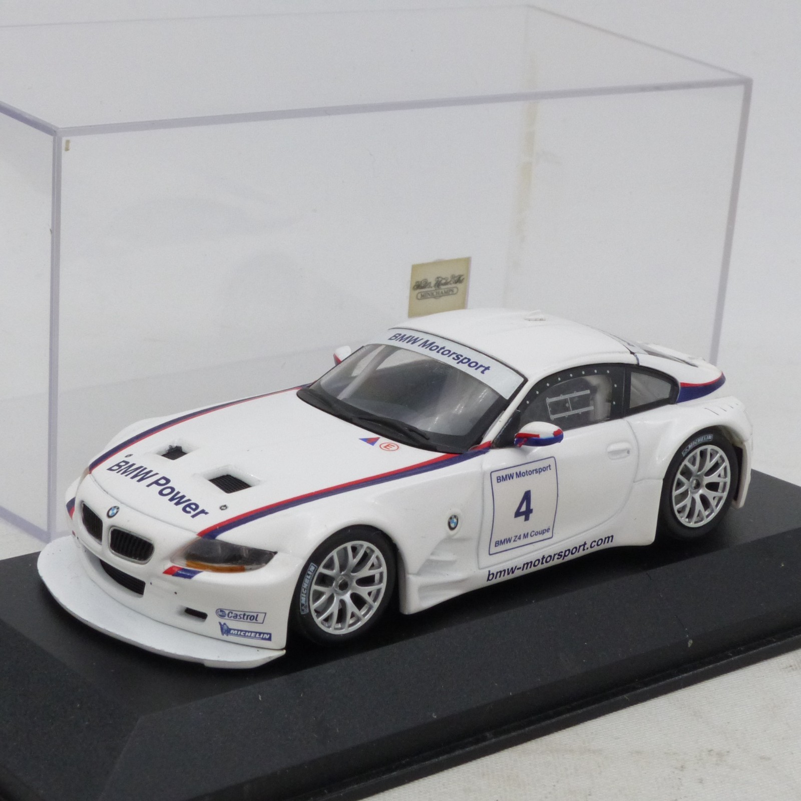 Minichamps 1:43 BMW Z4 Coupé #4 BMW Power in PC-Box EX8331