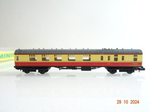 Minitrix N 13066 Personenwagen mit Gepäckabt. der BR in OVP PR3612 – Bild 3