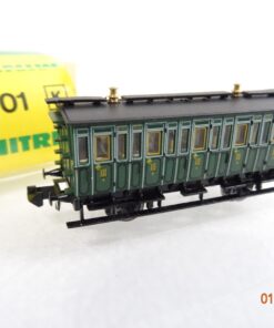 Minitrix N 13701 Post-Abteilwagen 3.Klasse der KBayStsE in OVP RR5162