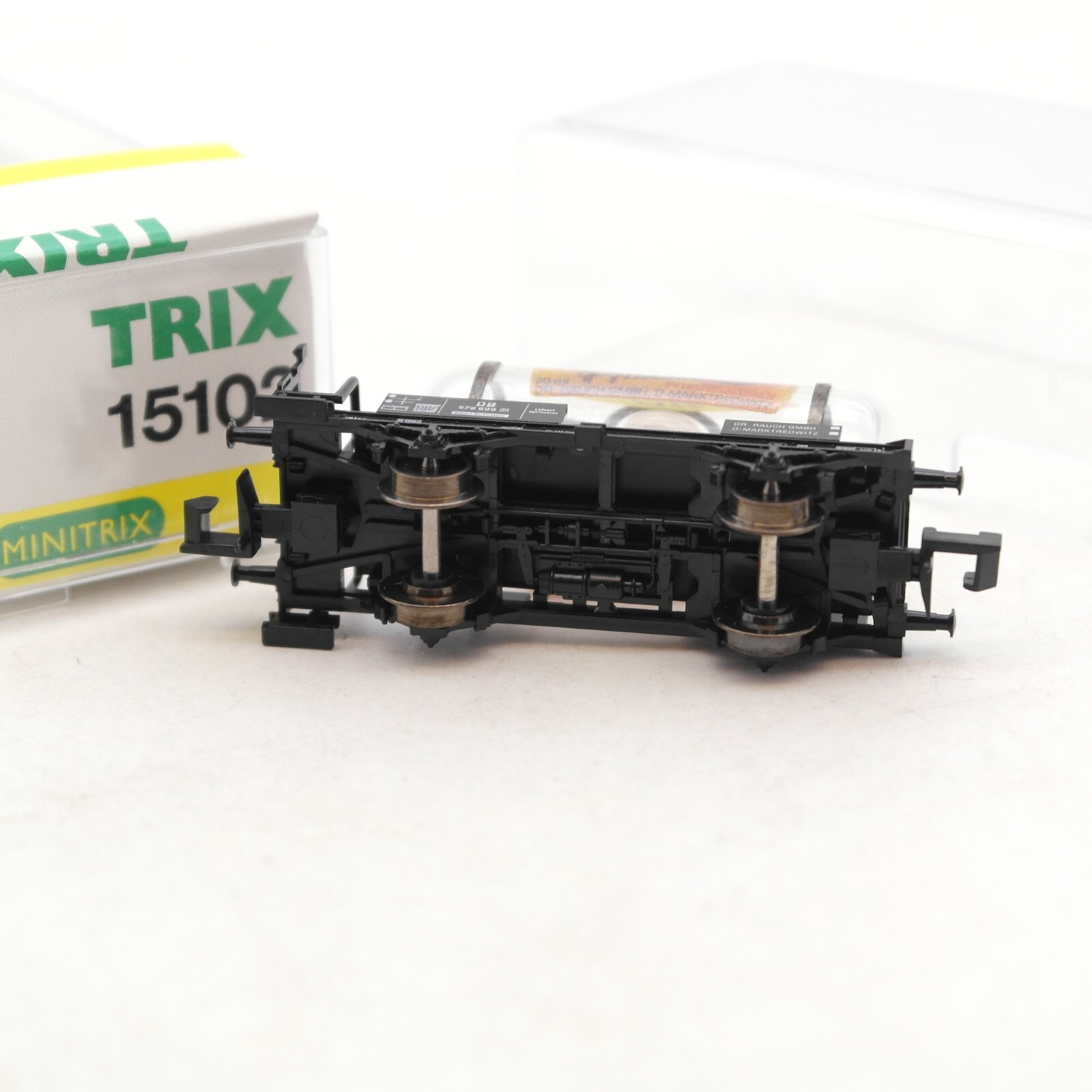 Minitrix N 15102 Glaskesselwagen "Gräf´s Fränkische Pflaume" in OVP RF5586 – Bild 3