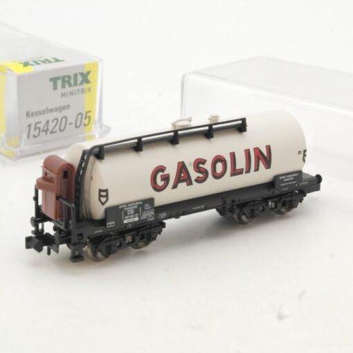 Minitrix N 15420-05 Kesselwagen Gasolin der DB in OVP QR3185