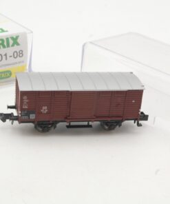 Minitrix N 15501-08 gedeckter Güterwagen der DB in OVP RR5377