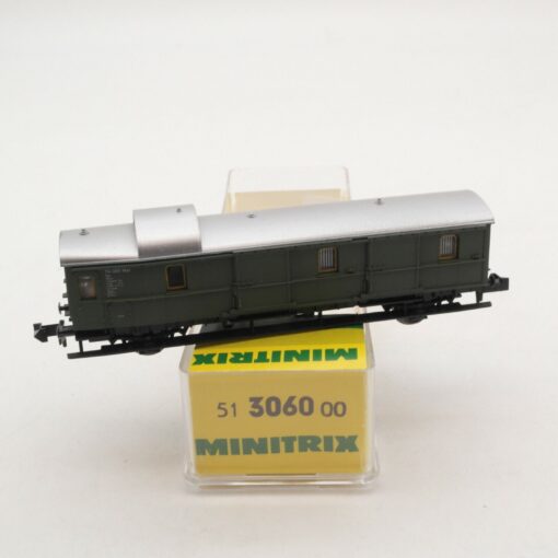 Minitrix N 51 3060 00 Gepäckwagen Pwi der DB in OVP RI3649