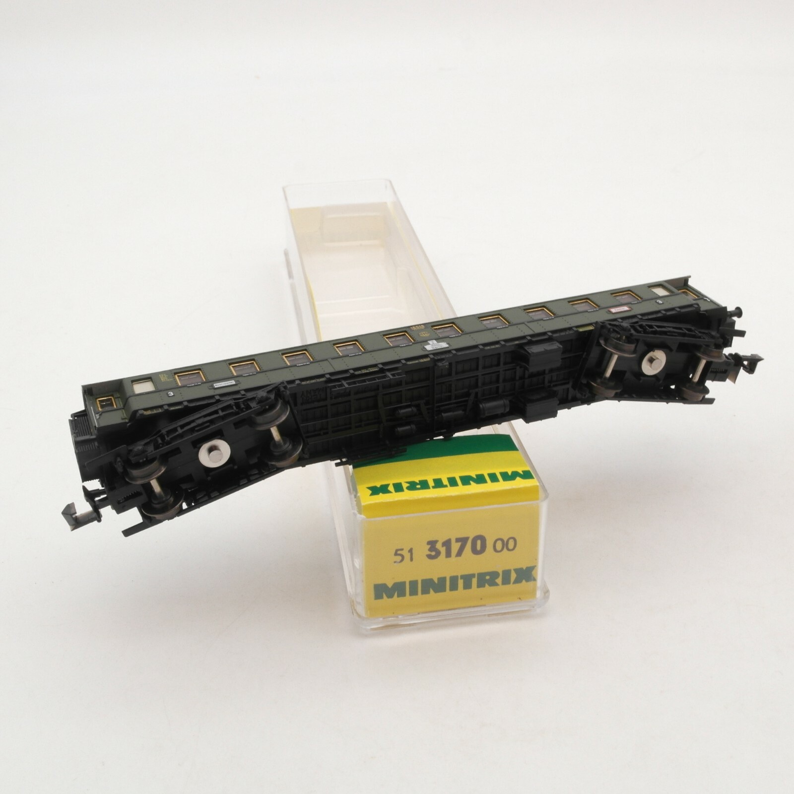 Minitrix N 51 3170 Personenwagen 3. Klasse der DRG in OVP RI3625 – Bild 3