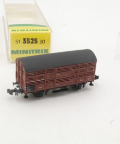 Minitrix N 51 3525 30 Viehwagen der DR in OVP RR5340