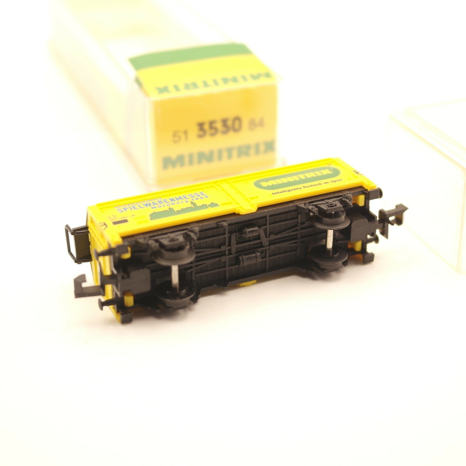 Minitrix N 51 3530 84 Güterwagen "Messe 1984" der DB in OVP ER4691 – Bild 3