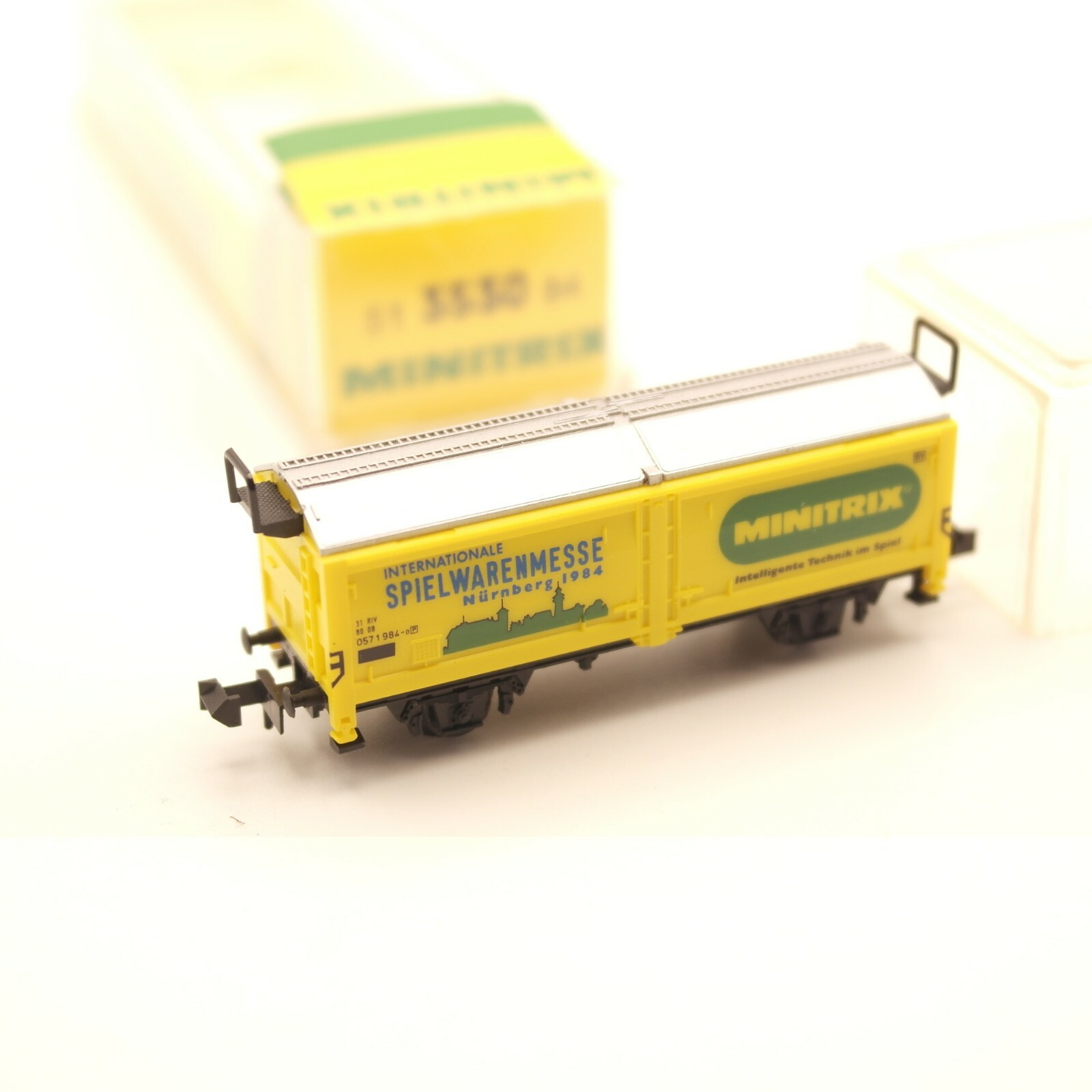 Minitrix N 51 3530 84 Güterwagen "Messe 1984" der DB in OVP ER4691
