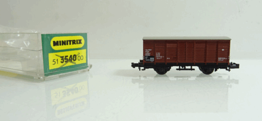 Minitrix N 5100 gedeckter Güterwagen der DB in EVP AR7525