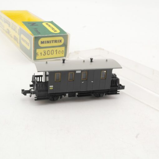 Minitrix N 51300100 Gepäckwagen mit Postabteil in OVP RR3001