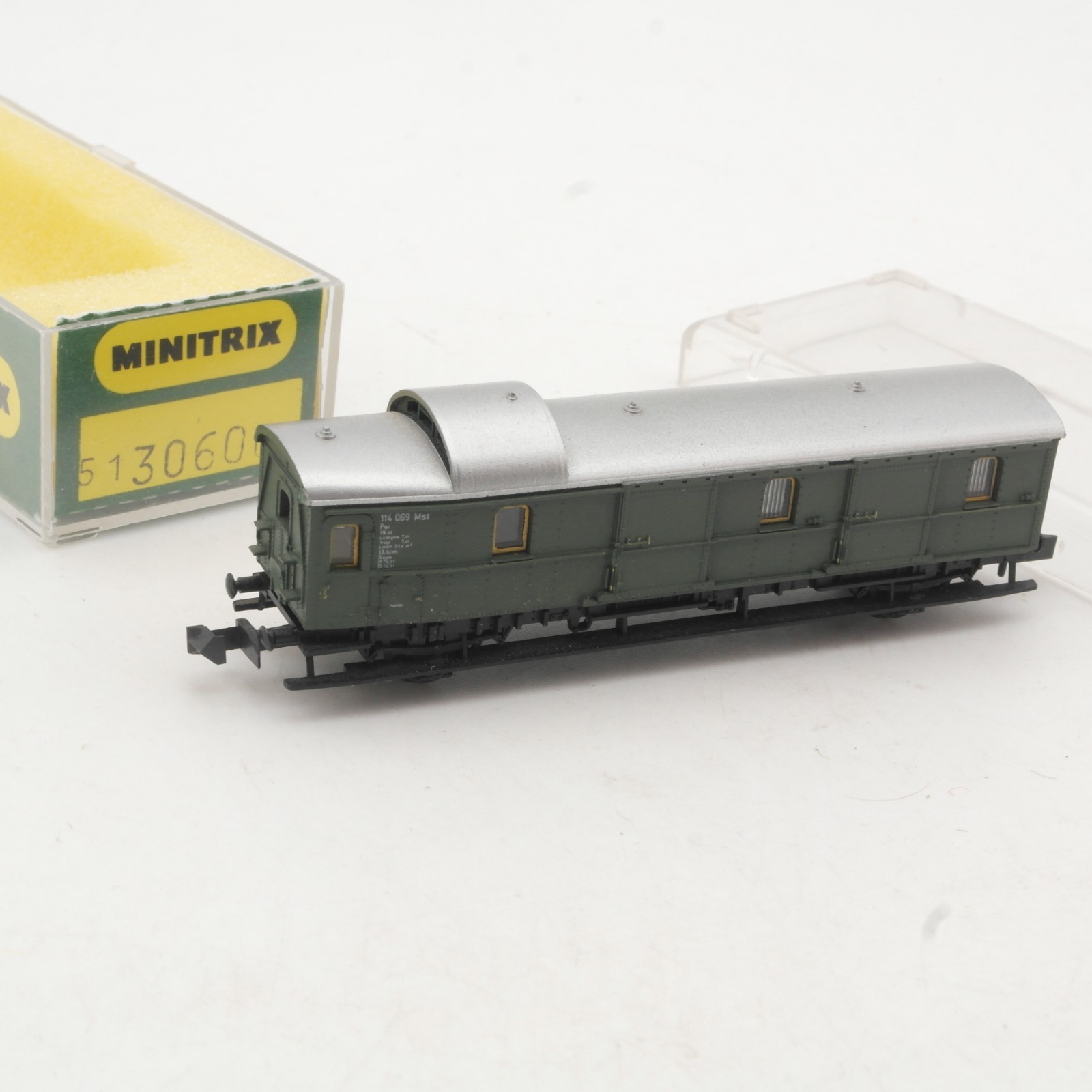 Minitrix N 51306000 Gepäckwagen der DB in OVP RR4399